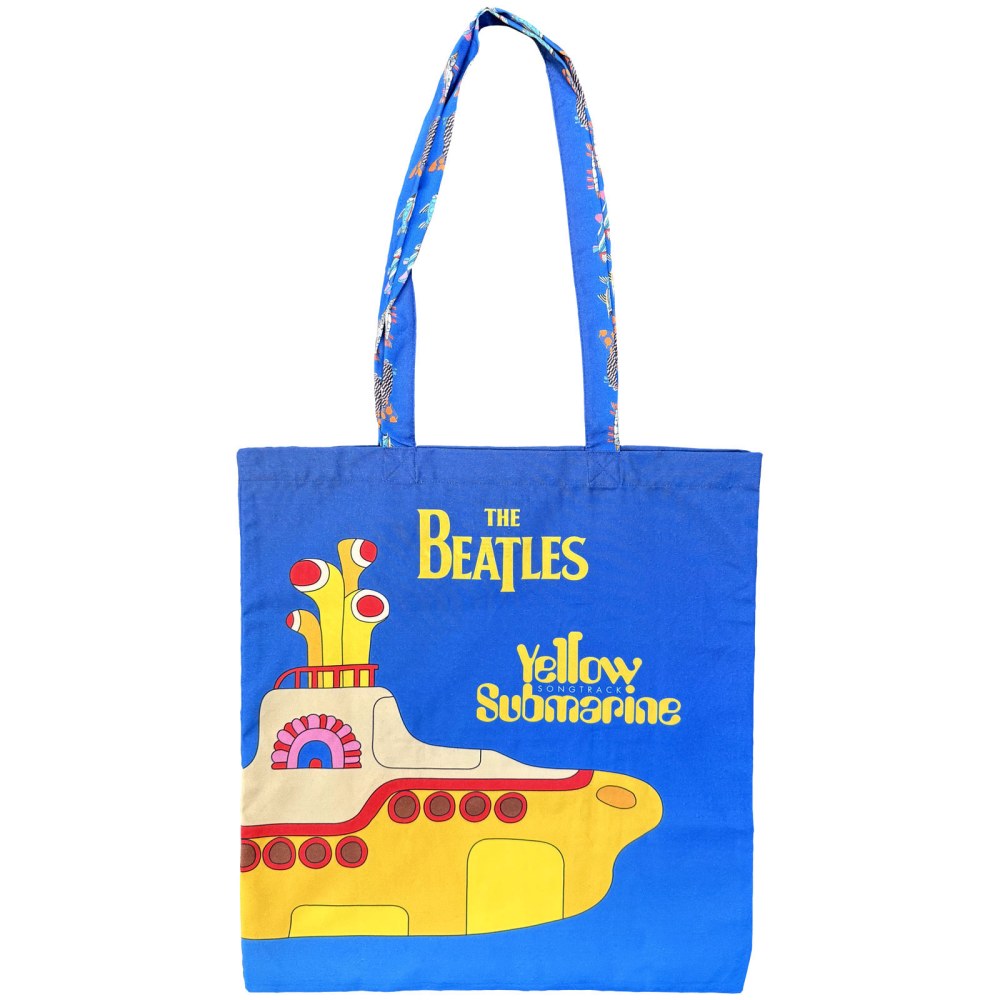 The Beatles - Yellow Submarine Schoudertas/Shopper - Blauw/Geel